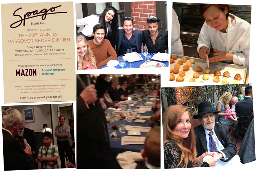 Barbara Lazaroff's annual Spago Seder for Mazon